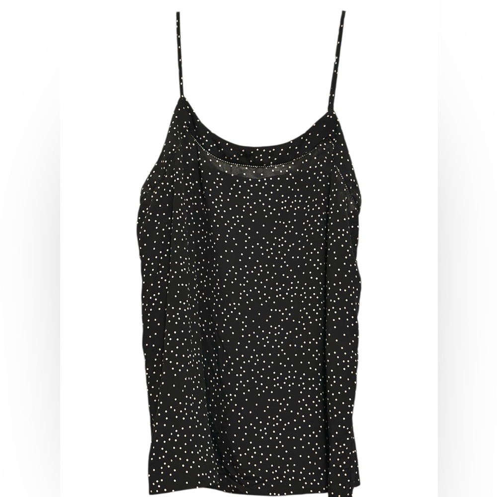 Madewell Black and White Fitted Camisole EUC